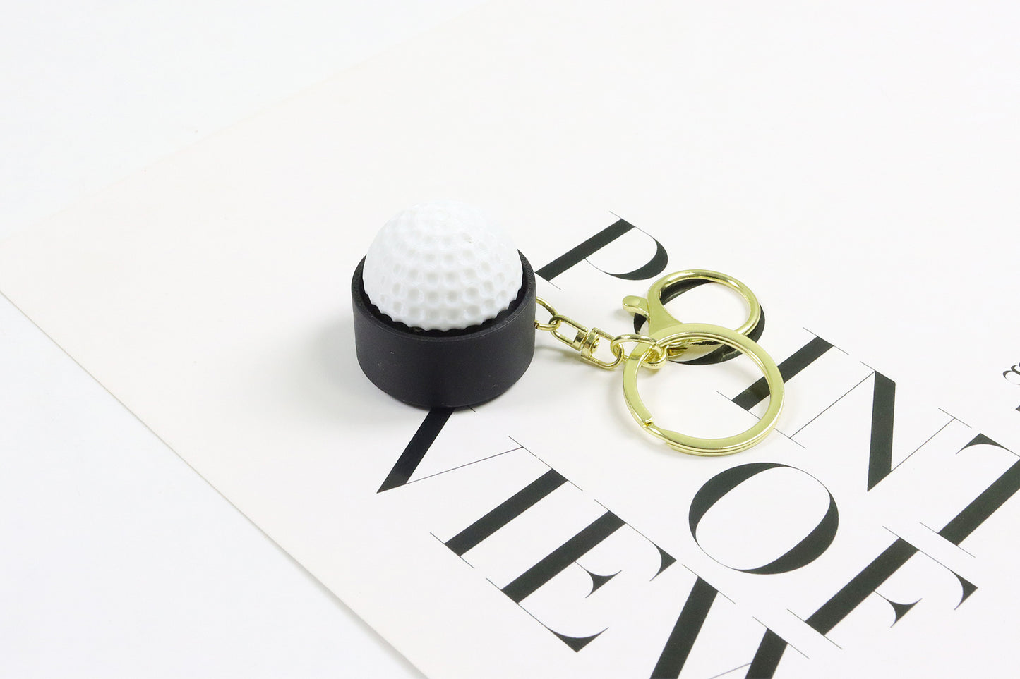 3D Printed Basketball & Football Clicker Keychains — Stress Relief Fidget Toy