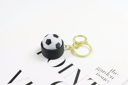 3D Printed Basketball & Football Clicker Keychains — Stress Relief Fidget Toy